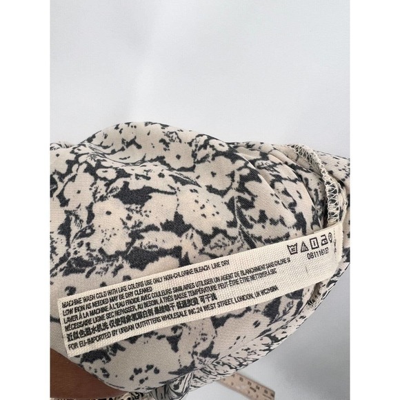 Free People All Tucks Printed Bodysuit Balloon Sleeve Floral Print Women's XS - Picture 11 of 12